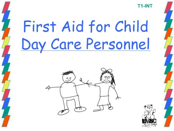 First Aid for Child Day Care Personnel