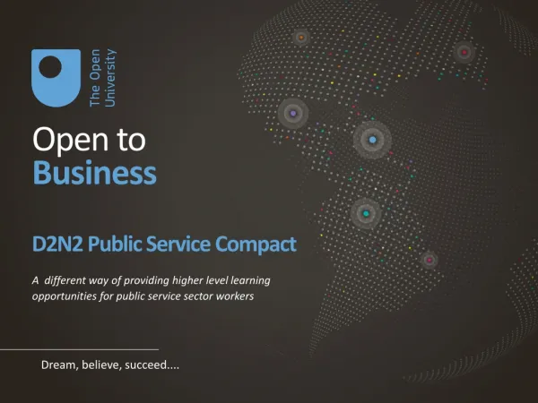 Open to Business D2N2 Public Service Compact
