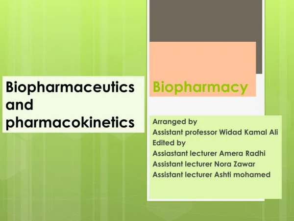 Biopharmacy