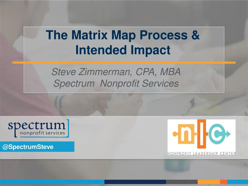 the matrix map process intended impact