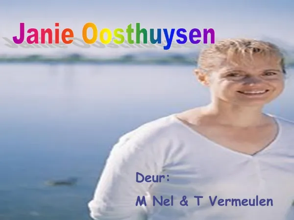 Janie Oosthuysen
