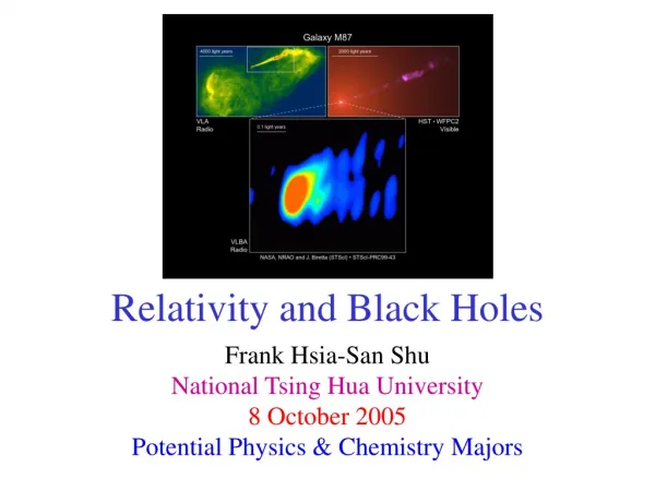 Relativity and Black Holes