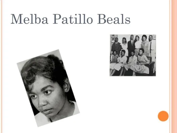Melba Patillo Beals
