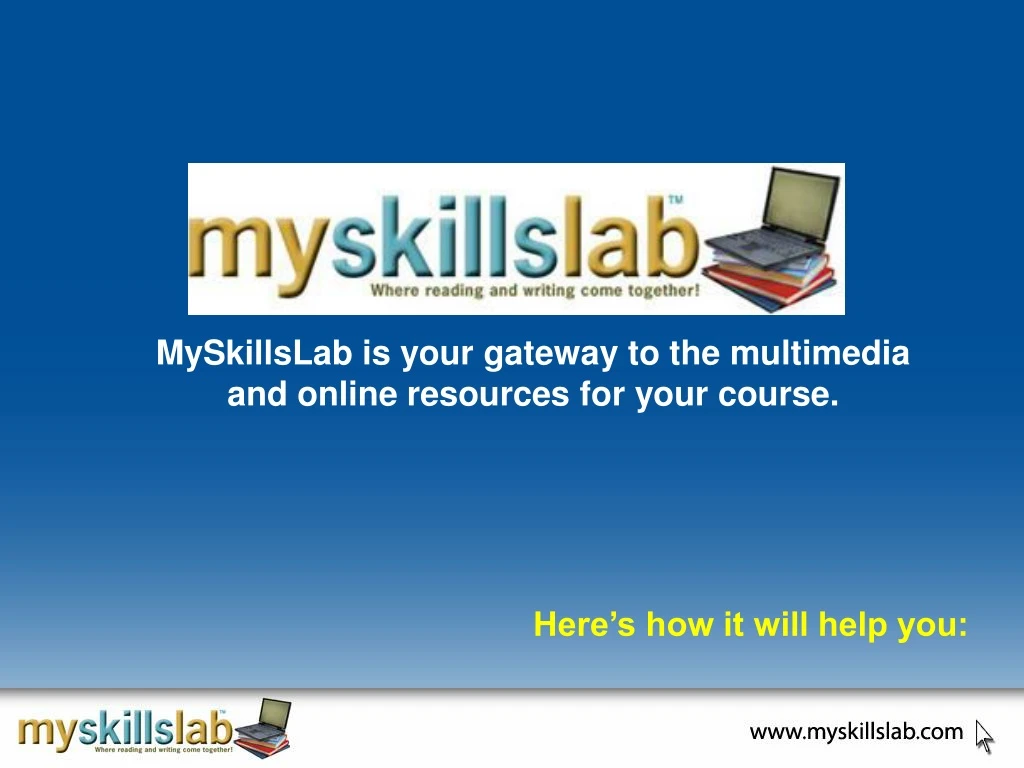 myskillslab is your gateway to the multimedia