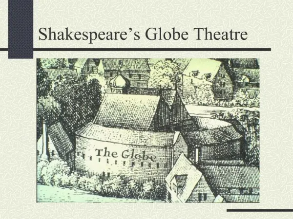 Shakespeare s Globe Theatre