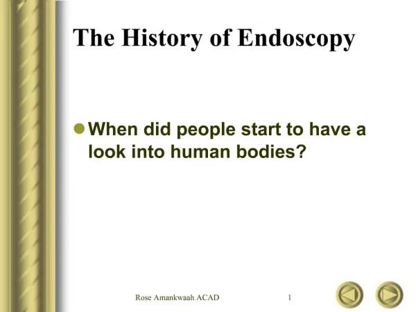 The History of Endoscopy