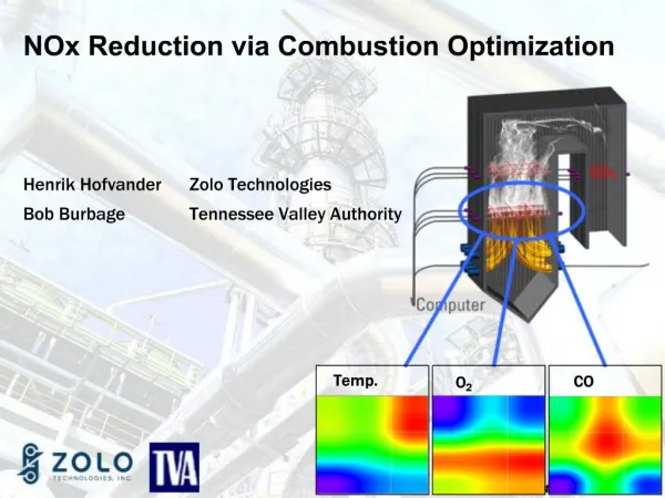 NOx Reduction via Combustion Optimization