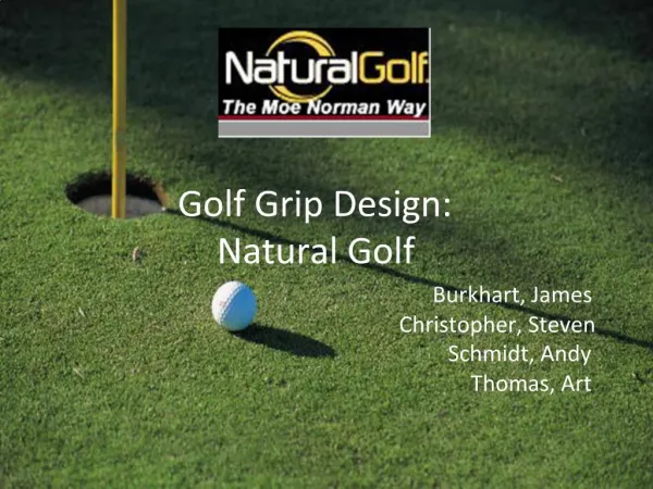 Golf Grip Design: Natural Golf