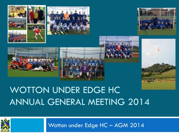 Wotton under Edge HC Annual General Meeting 2014