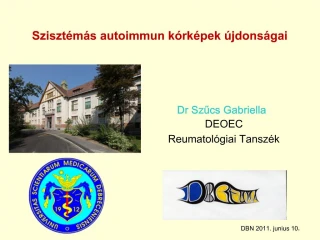 Sziszt m s autoimmun k rk pek jdons gai - slide 1