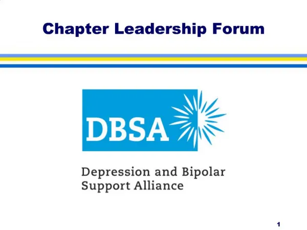 Chapter Leadership Forum