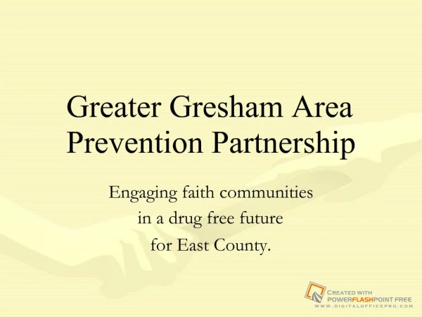 Greater Gresham Area Prevention Partnership