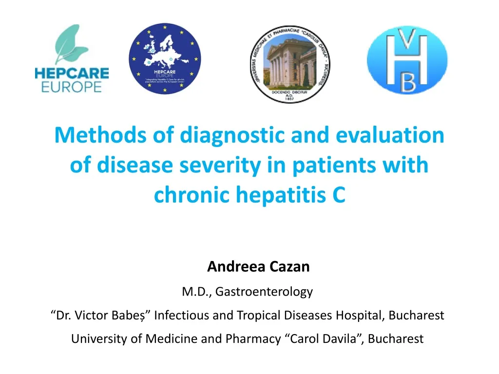 methods of diagnostic and evaluation of disease severity in patients with chronic hepatitis c
