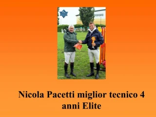 Nicola Pacetti miglior tecnico 4 anni Elite - slide 1