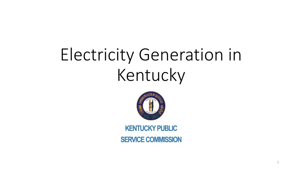 electricity generation in kentucky