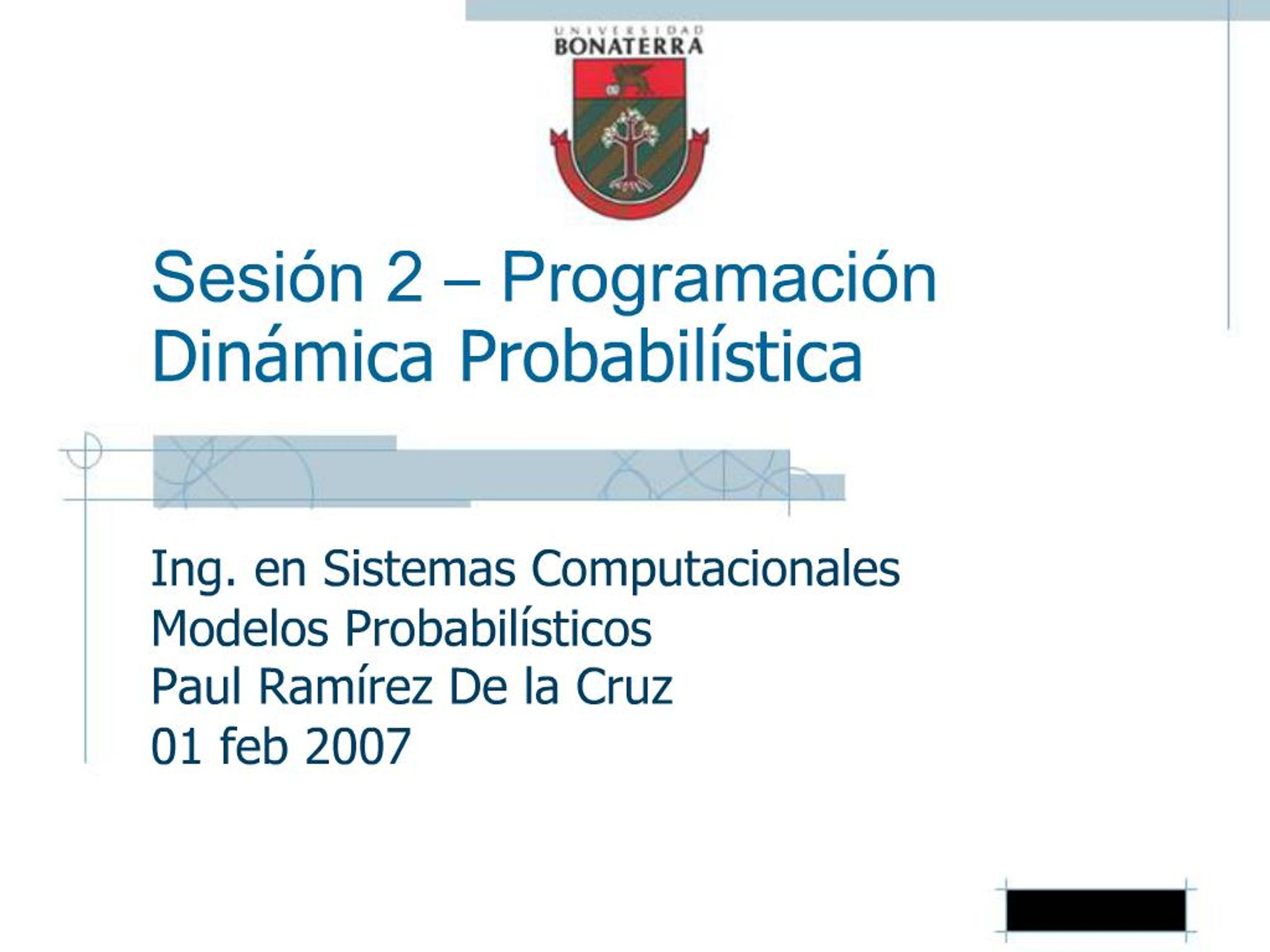 Probabil PPT - Sesi n 2 Programaci n Din mica Probabil stica PowerPoint ...