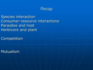 Recap - slide 1