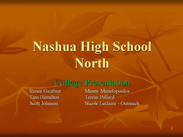 Nashua High School North