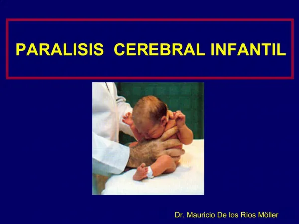 PARALISIS CEREBRAL INFANTIL