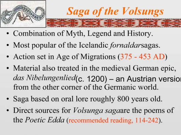 Saga of the Volsungs