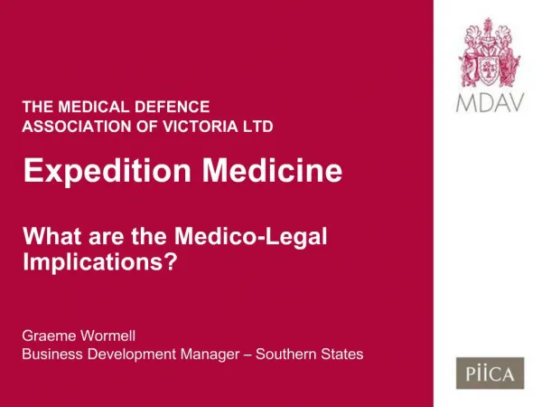Expedition Medicine What are the Medico-Legal Implications