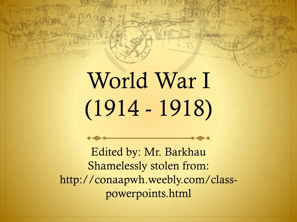 Post War Trauma End of WWI U.S. History Mrs. Janiak. - ppt download
