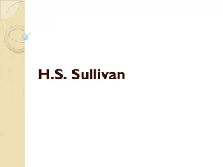 H.S. Sullivan - slide 1