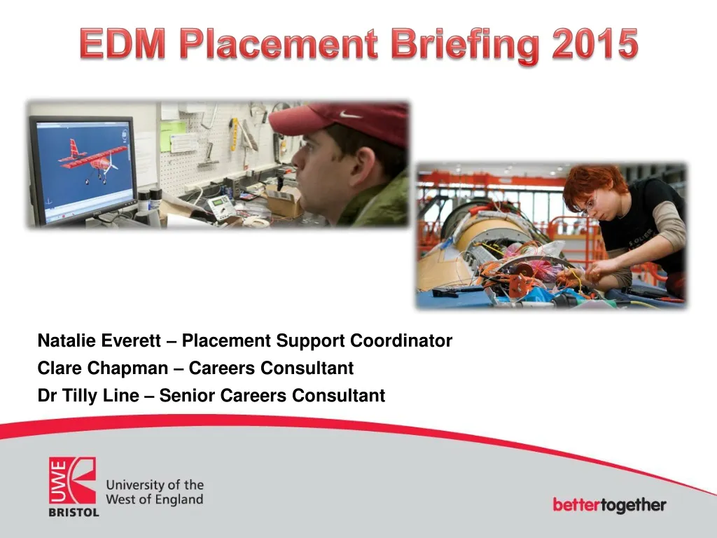 edm placement briefing 2015