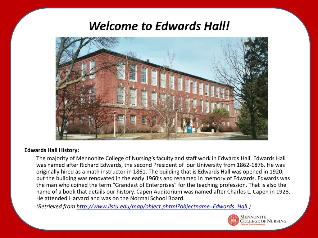welcome to edwards hall