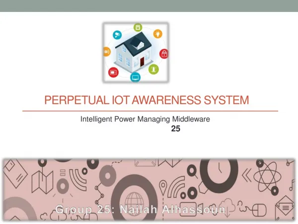 perpetual IoT awareness system