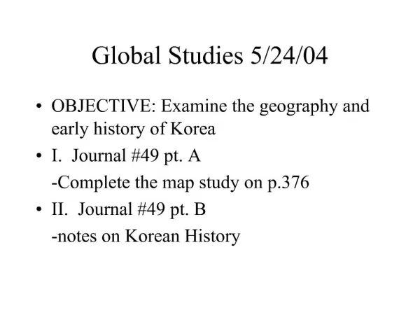 Global Studies 5