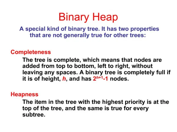 Binary Heap