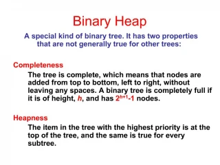 Binary Heap - slide 1