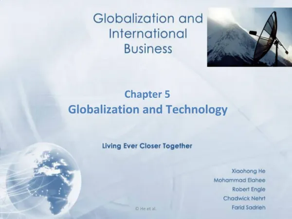 Chapter 5 Globalization and Technology