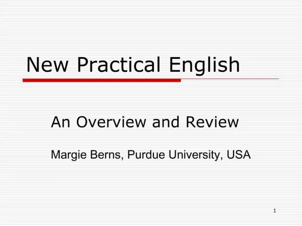 New Practical English