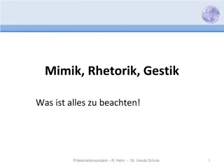 Pr sentationsprojekt R. Helm - St. Ursula Schule - slide 1