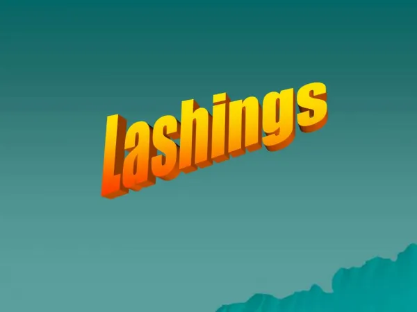 Lashings