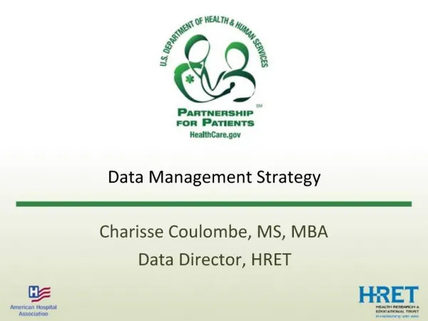 Data Management Strategy