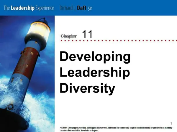 Developing Leadership Diversity