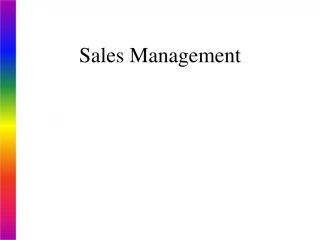 Sales Management - slide 1