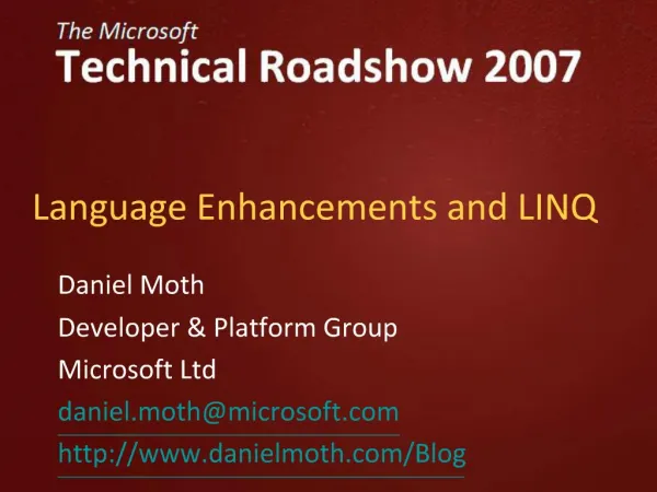 Language Enhancements and LINQ