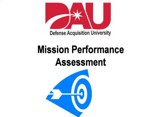Mission Performance Assessment