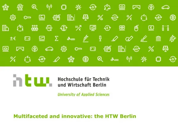 Multifaceted and innovative: the HTW Berlin