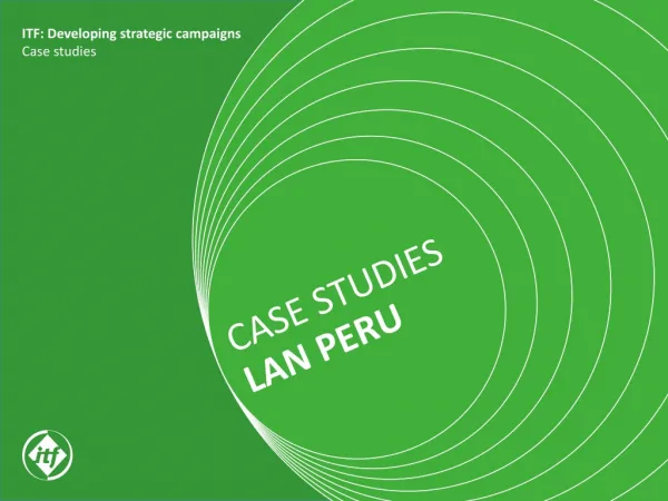 CASE STUDIES LAN PERU