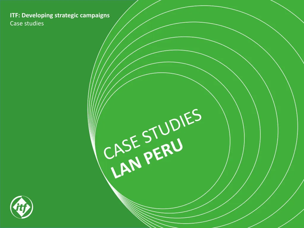 itf developing strategic campaigns case studies