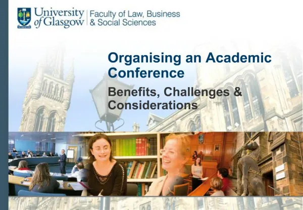 Organising an Academic Conference