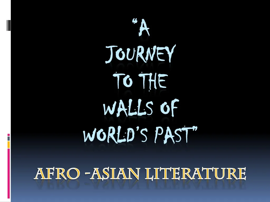afro asian literature
