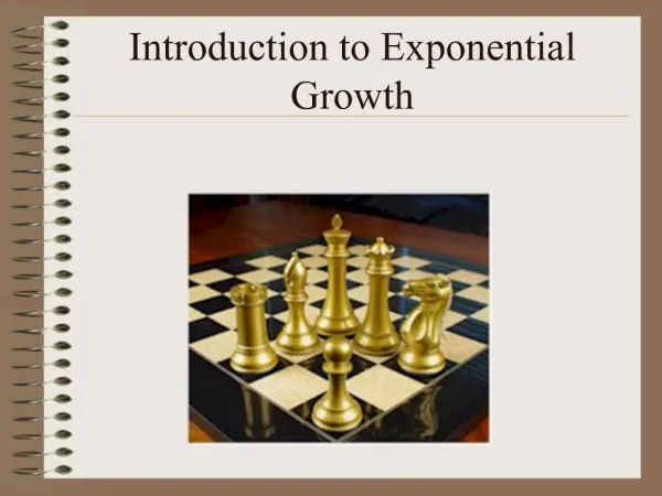 Introduction to Exponential Growth