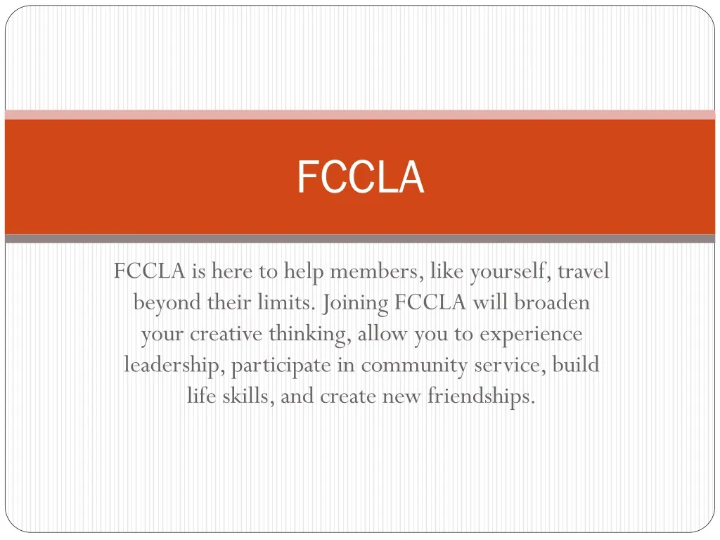 fccla