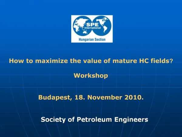 Society of Petroleum Engineers